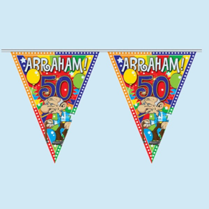Versiering - Abraham | Vlaggenlijn 10m 