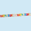 (Uitverkocht) Versiering - Markeerlint Happy Bday | 12 meter