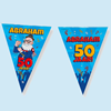 OP=OP | Versiering - Abraham | Vlaggenlijn 10m 