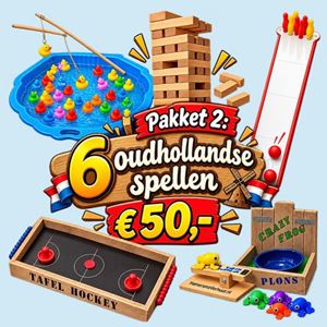 NIEUW Oudhollandse Pakket 2 | 6 spellen NIEUW Oudhollandse Pakket 2 | 6 spellen