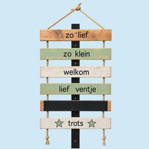 Geboortebord - Jongen | Houten bordjes Geboortebord - Jongen | Houten bordjes