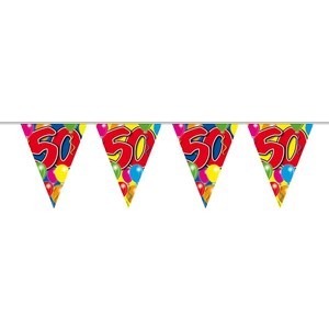 Versiering - Vlaggenlijn | 50 jaar 10 meter