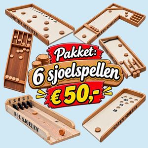 Oudhollandse Sjoel Pakket | 6 sjoel spellen Oudhollandse Sjoel Pakket | 6 sjoel spellen