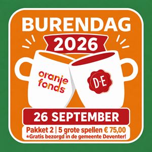Burendag actie pakket | Pakket | 5 spellen Burendag actie pakket | Pakket | 5 spellen