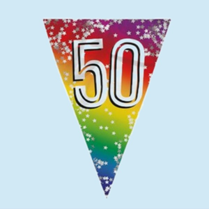 Versiering - Vlaggenlijn | 50 jaar 10 meter