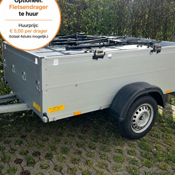 NIEUW | Bagage aanhangwagen | 211x126x48 cm | Ruime bagage voor 4 personen!