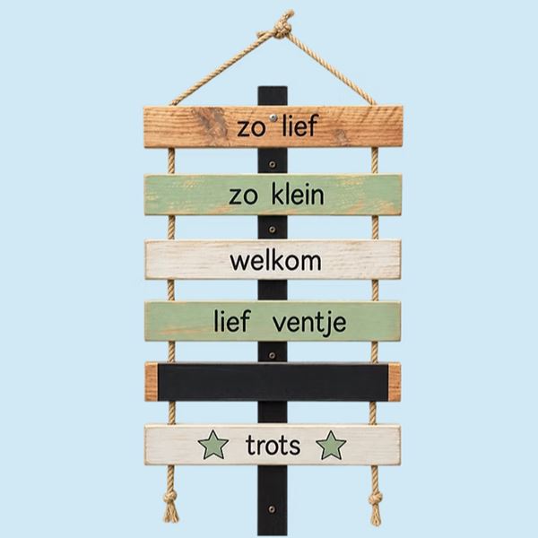 Geboortebord - Jongen | Houten bordjes Geboortebord - Jongen | Houten bordjes