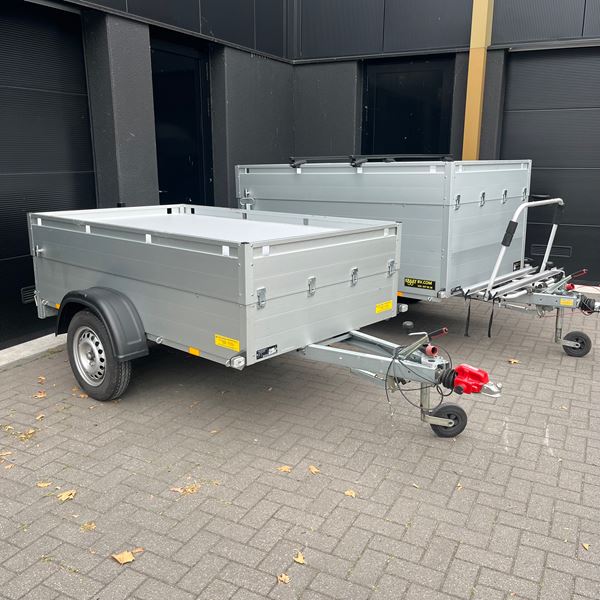 NIEUW | Bagage aanhangwagen | 211x126x48 cm | Ruime bagage voor 4 personen!