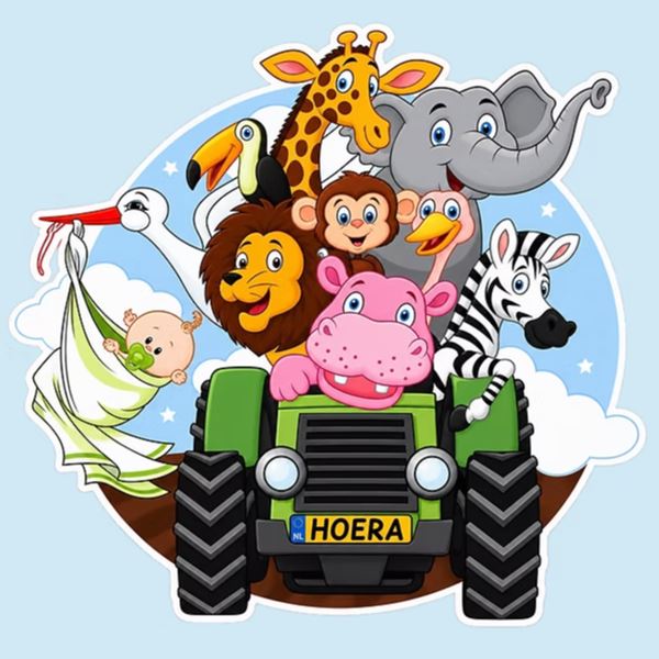 POPULAIR | Geboortebord | Dieren POPULAIR | Geboortebord | Dieren