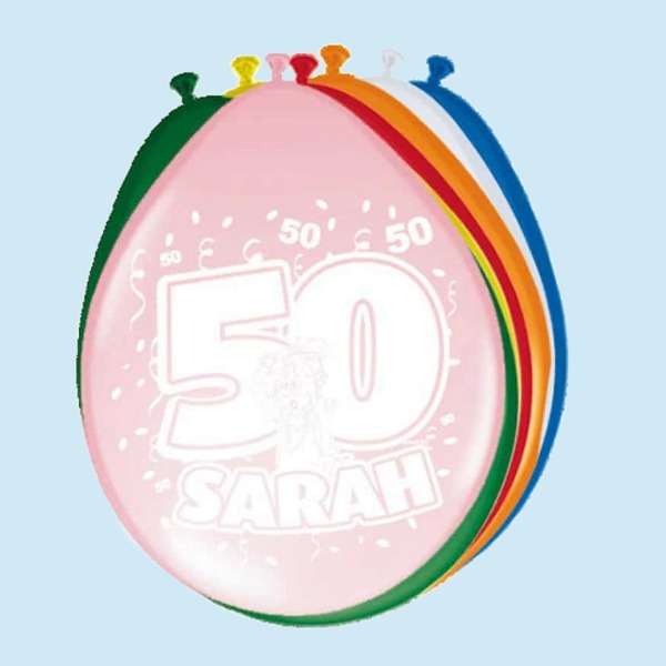 (uitverkocht) De allerlaatste! | Sarah 50 ballonnen | 8 stuks 